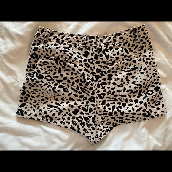 Forever 21 Leopard Shorts with Studs - Picture 2 of 4
